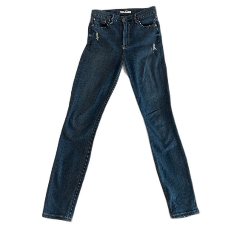 GRLFRND Kendall High Rise Stretch Skinny Jeans You & Me Against The World 26